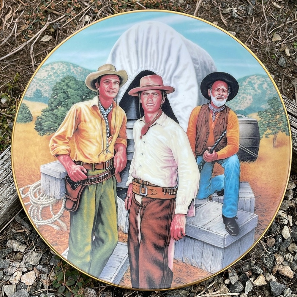 RAWHIDE Collection Plate Classic TV Westerns Plate #0272A